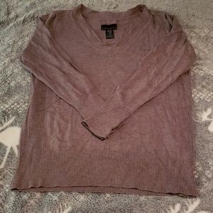 Brown Ribbed Sweater